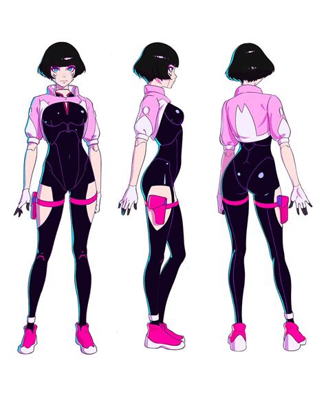 Sashas Character Design Ilya Kuvshinov Cyberpunk Character