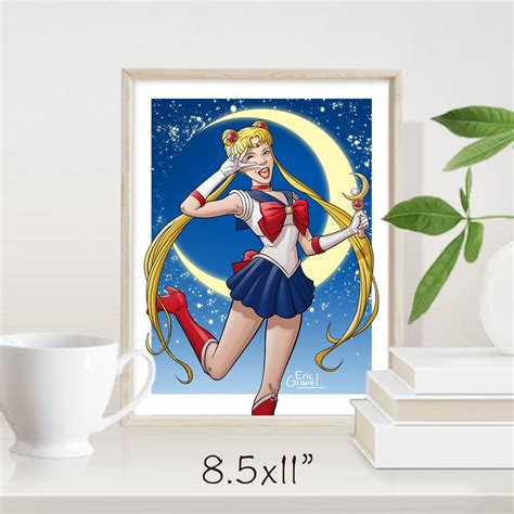 Sailor Moon Fan Art Print - Etsy