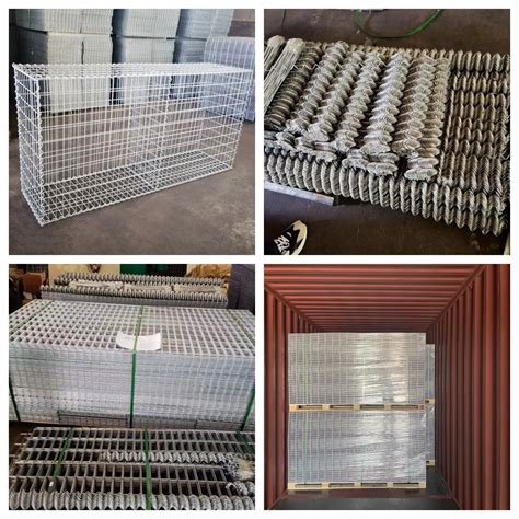 Standard Galvanized Metal New Type Welded Gabion Fence Reinforced