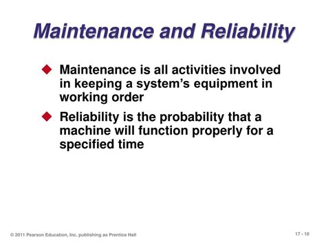 Ppt Maintenance And Reliability Powerpoint Presentation Free