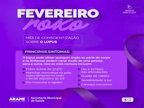 Fevereiro Roxo 2022 O Fevereiro Roxo que é voltado ao combate ao lúpus