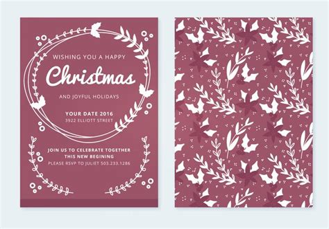 Christmas Vector Card 100742 Vector Art at Vecteezy