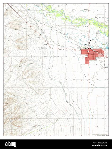 Monte Vista Colorado Map 1964 124000 United States Of America By