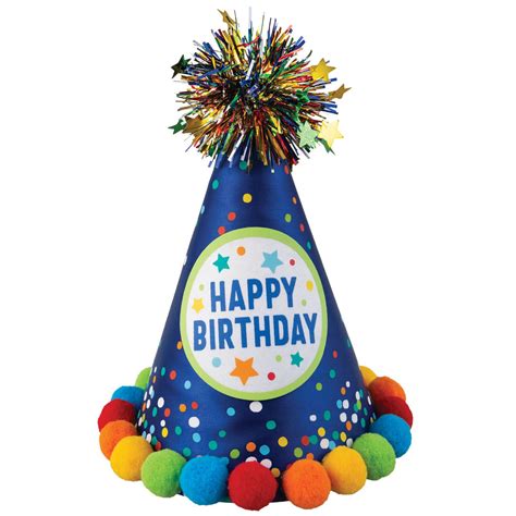 PRIMARY BIRTHDAY CONE HAT – HornerNovelty