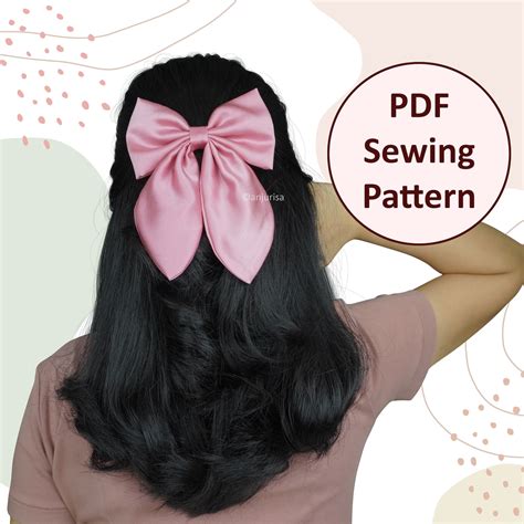 Sweet Bow Sewing Pattern The Ultimate Hair Bow Sewing Guide Instant