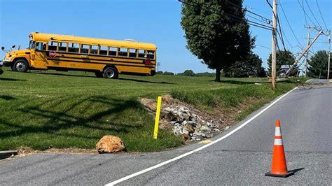 School Bus Driver Arrested For Dui After Crashing Into Telephone Poles