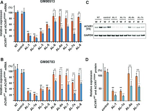 Lna Gapmers Reduce Acvr R H Expression In Human Fop Fibroblasts In