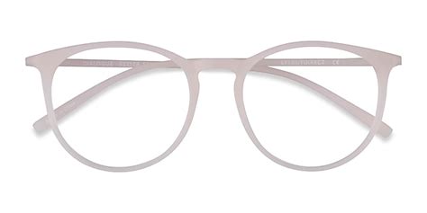 Dialogue Round Matte Clear Full Rim Eyeglasses Eyebuydirect Canada