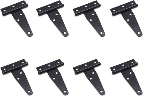 Murtenze Pack Inch Black T Strap Shed Hinge Barn Door Hinges Heavy