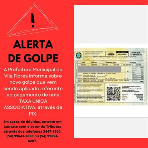 Prefeitura De Vila Flores Emite Alerta Sobre Golpe R Dio Studio