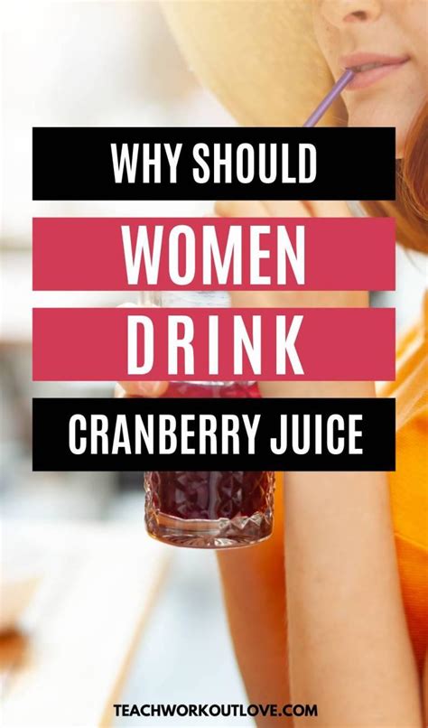 Why Should Women Drink Cranberry Juice For A Uti Twl