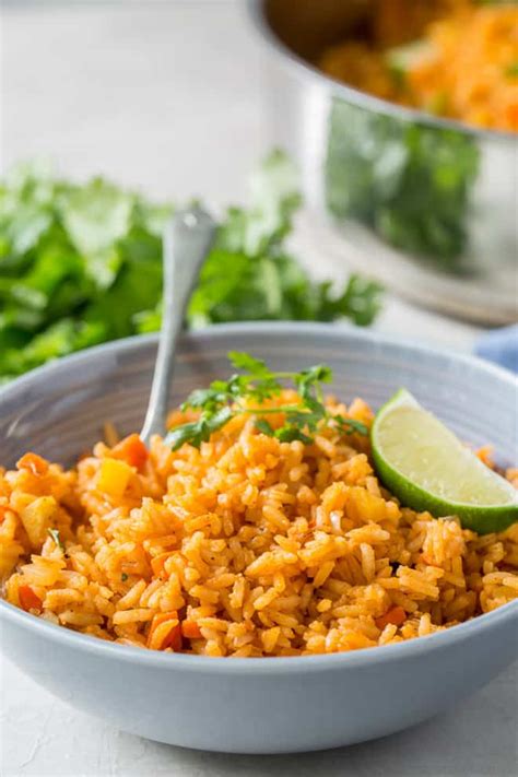 Restaurant Style Mexican Rice Valeries Kitchen