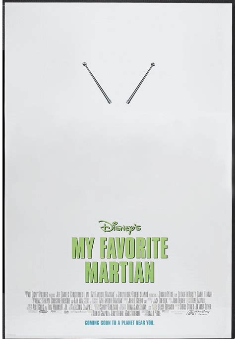 My Favorite Martian (1999) – Original One Sheet Movie Poster ...