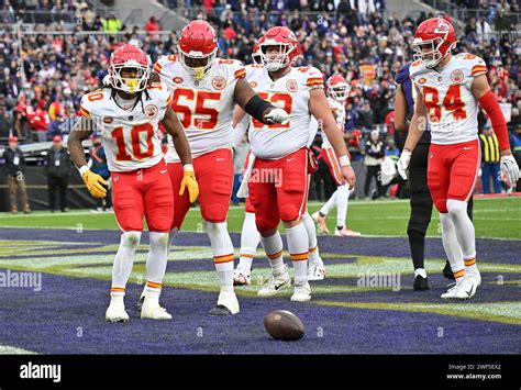 Baltimore United States 28th Jan 2024 Kansas City Chiefs Running