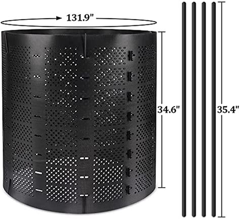 220 Gallon 832l Compost Bin Outdoor Expandable Outdoor Composter For