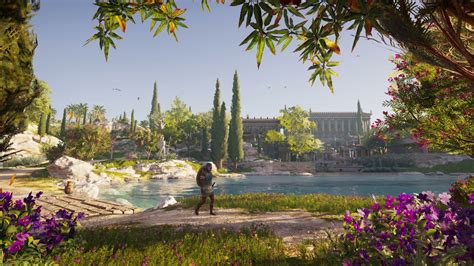 Sacred Lake Ambience Day And Night Assassin S Creed Odyssey Youtube