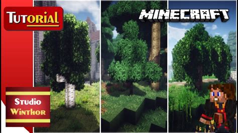 Minecraft Tutorial Kleines Gro Artig B Ume Drei Vorlagen F R