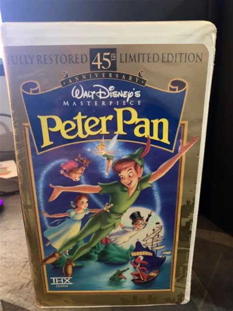 PETER PAN VHS 1998 45th Anniversary Limited Edition EUR 3 75