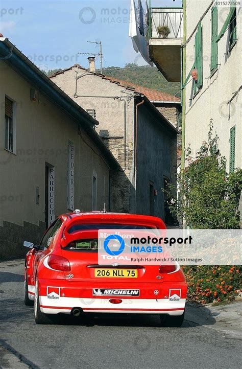 Gilles Panizzi Fra Peugeot Wrc Fia World Rally Championship