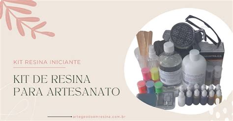 Kit Resina Epoxi Para Artesanato Iniciante