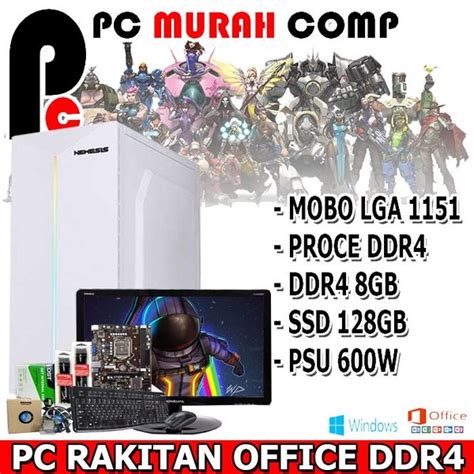 Jual Rakitan Pc Office Gaming Processor I Pc Rakitan Siap Pakai