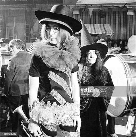 John Lennon And Yoko Ono At The Rolling Stones Rock N Roll Circus