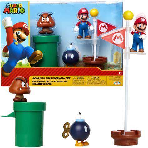 FIGURKI MARIO GOOMBA BOB OMB SUPER MARIO JAKKS PACIFIC ACORN PLAINS