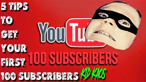 How To Get Your First 100 Subscribers Youtube