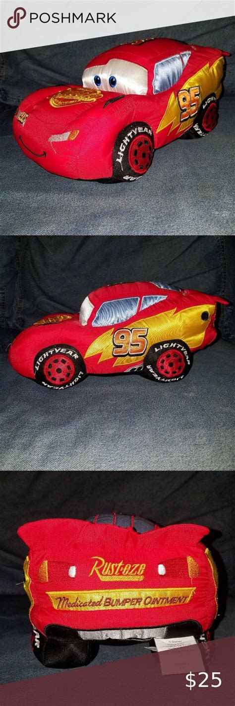 Cars Lightning McQueen S/2 Plush Disney Pixar | Disney plush, Lightning ...