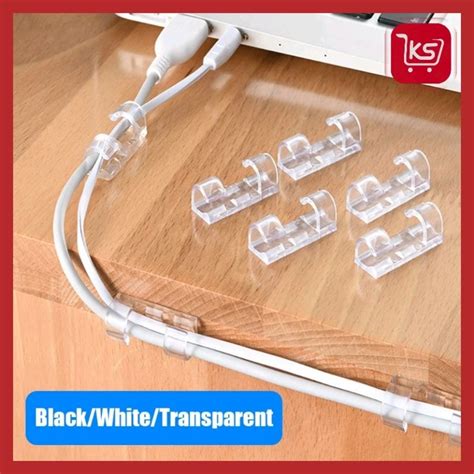 Jual Klip Kabel Tempel Clip Cable Organizer Serbaguna Harga Pcs