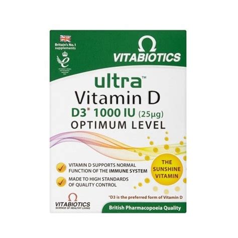 Vitabiotics Ultra Vitamin D Iu Spesifikasi Lengkap Tokopedia