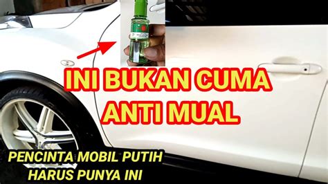 Cara Mudah Membersihkan Body Mobil Putih Bintik Hitam Kena Aspal