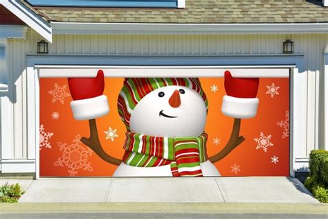 How To Decorate A Garage Door For Christmas Action Shutters