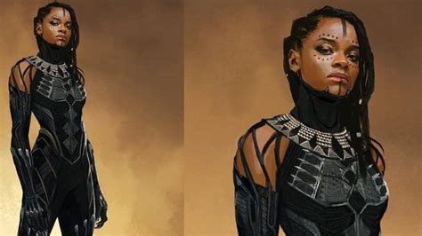 Stunning Concept Art Of Shuri And Black Panther From Black Panther