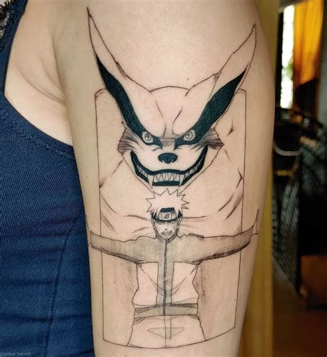 Otaku Tattoo Animes Instagram Profile Post Naruto Kurama