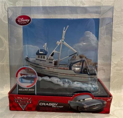 Disney Pixar Cars 2 Crabby Boat With Rolling Base Disney Store