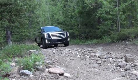 Does The 2015 Cadillac Escalade Hold Its Own Off Roading Video GM