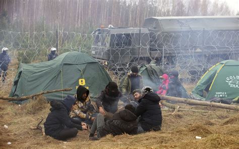 Flüchtlinge in Belarus Größere Migrantengruppe wollte nachts