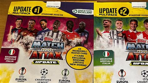 Match Attax 2223 Italy Update Packs Youtube