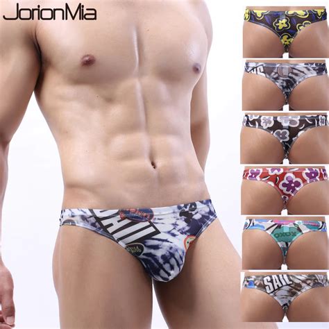 Ropa Interior Sexy Gay Para Hombres Con Estampado Suspensorio Bragas