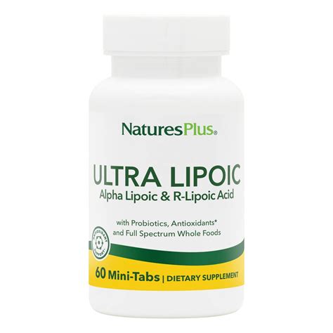 NaturesPlus Ultra Lipoic Bi Layered Mini Tabs 60 Mini Tablets Vitacost