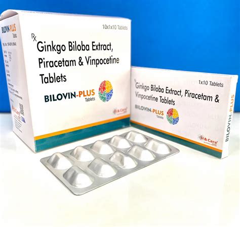 Ginkgo Biloba Piracetam Vinpocetine Tablets At Stripe Organic