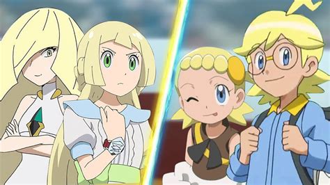 Pokemon Battle Lusamine And Lillie Vs Clemont And Bonnie Youtube