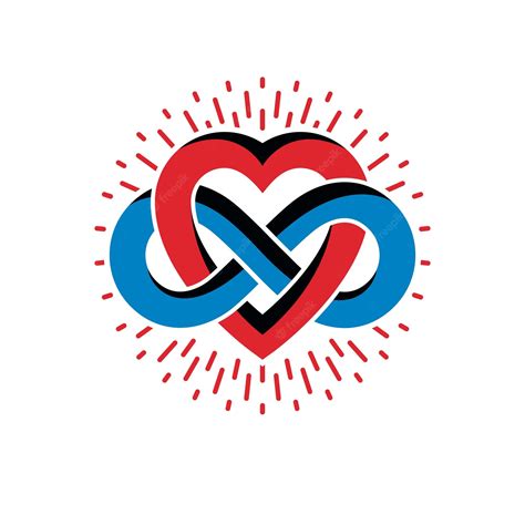 Premium Vector | Infinite love concept, vector symbol created with ...