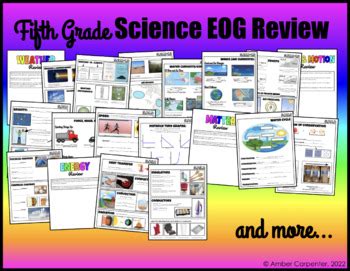 5th Grade Science EOG Review By Amber Carpenter TpT