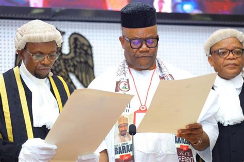 Breaking Godswill Akpabio Sworn In As Senate President