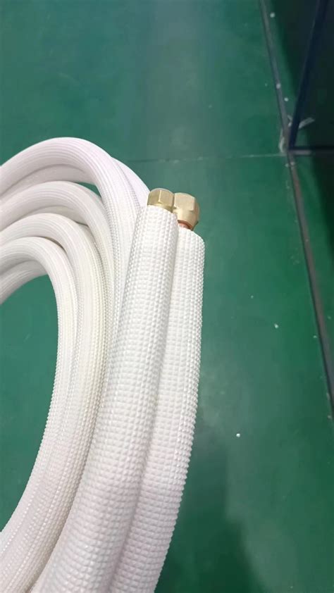 Hot Sale 15m 1 4 Ac Insulated Coil Copper Pipe Line Set For Hvac