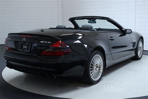 Mercedes-Benz SL 55 AMG convertible black 2006 for sale at ERclassics