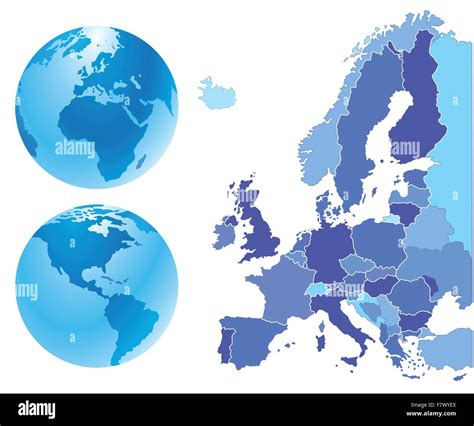 Europe Map Hi Res Stock Photography And Images Alamy