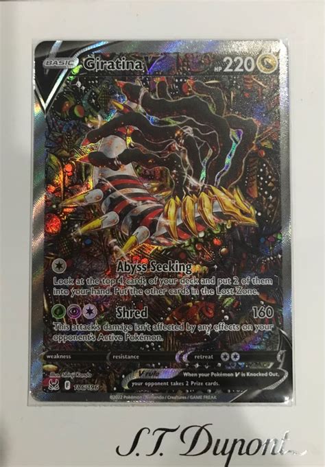 Giratina V Alternate Full Art Swsh Lost Origin Hobbies